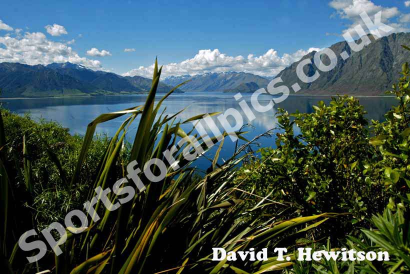 Lake Hawea, Wanaka, New Zealand.